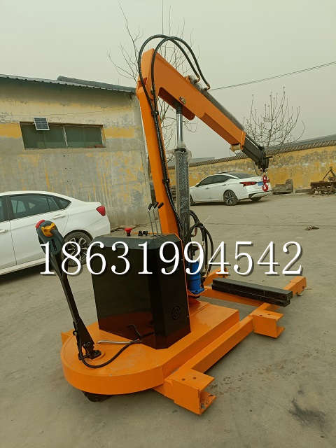 马龙区自卸车厢随车吊 自制轮式四不像起重机 四驱平板吊 5吨 贵盛